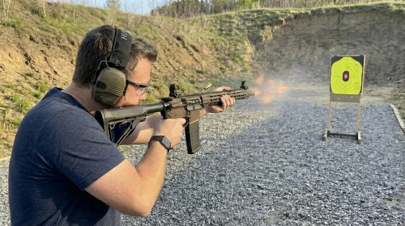 AR-15 Buyer's Guide: How to Choose the Best AR-15 in 2026 86 AR-15 rifle testing at the range