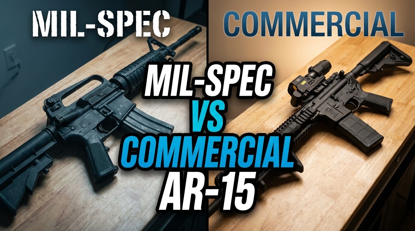 AR-15 Mil Spec vs Commercial AR-15, what's the difference