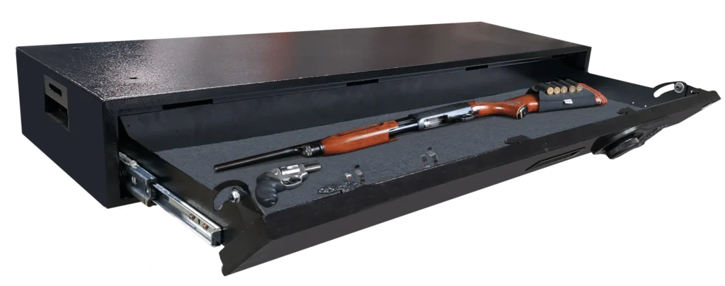 Best Under-Bed Gun Safes (2026): 8 Low-Profile Picks 22 AMSEC UBS648 American Security under bed safe