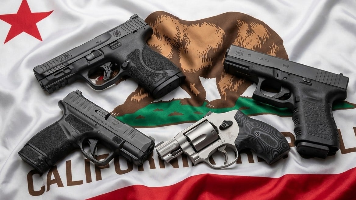 California legal CCW handguns, the best in 2026