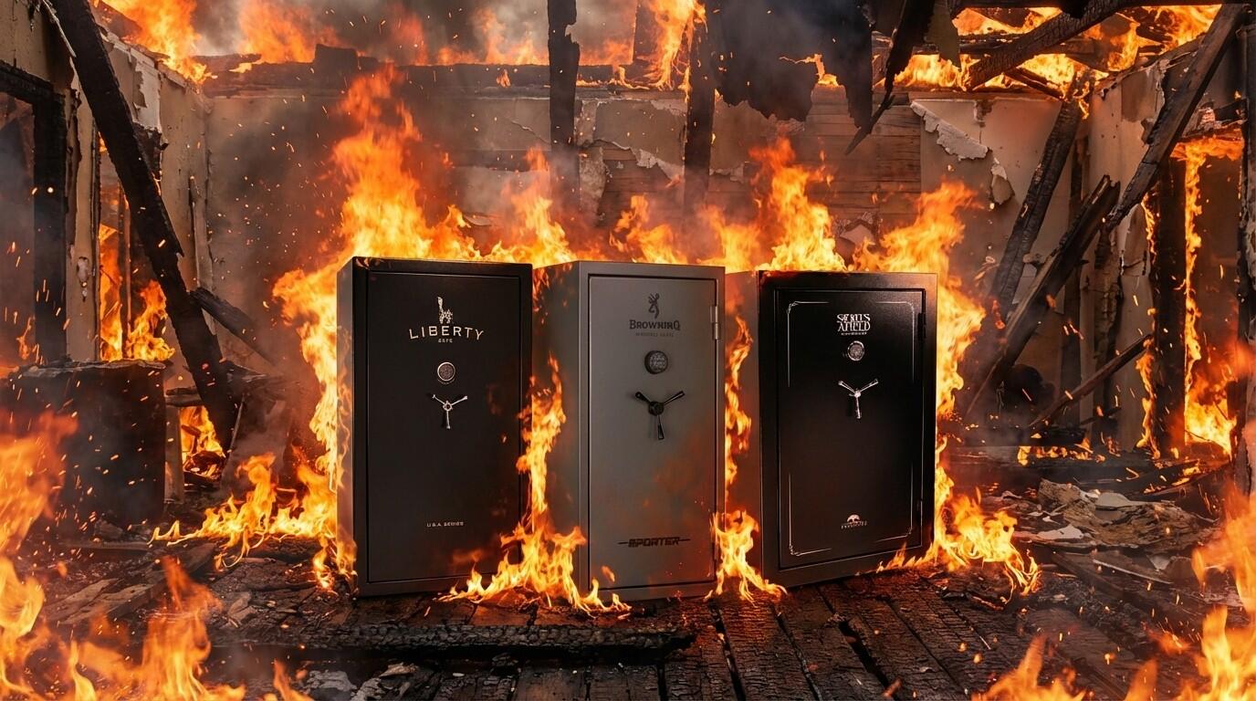 Fireproof gun safes
