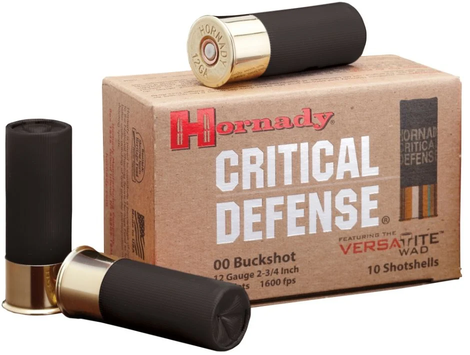 Best Home Defense Shotgun Ammo (2026): Buckshot, Slugs and More 13 Hornady Critical Defense 00 Buckshot. great for things that go bump in the night