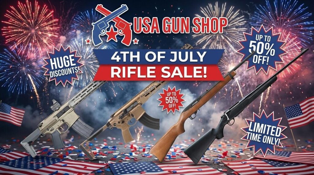 Best 4th of July Gun Deals (2026): Sales, Rebates and Where to Shop 87 July 4th rifle sale. Get your bargains here.