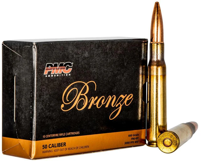 Best 50 BMG Ammo in 2026: Match, Range and Surplus Picks 13 PMC Bronze 50 BMG ammo
