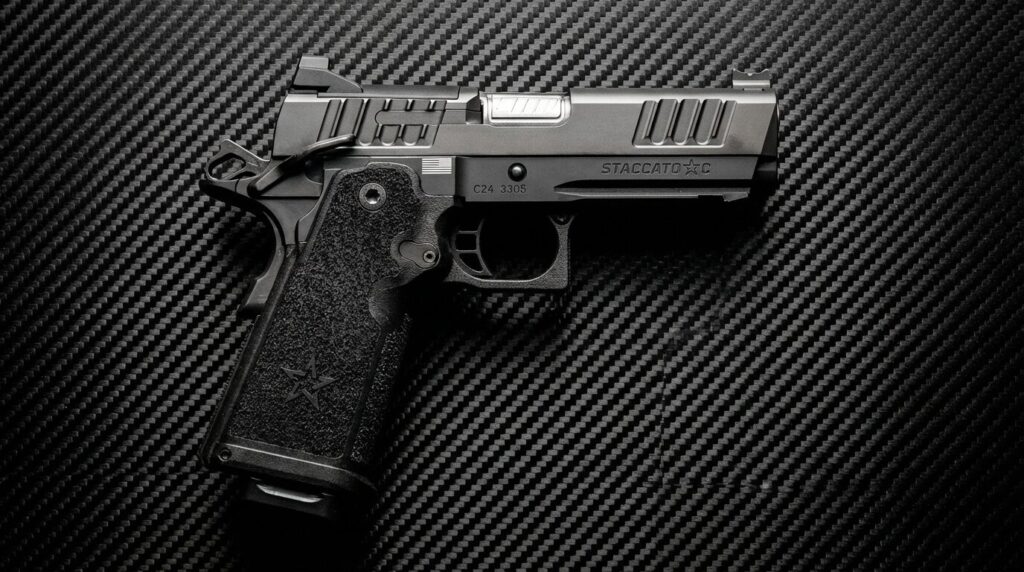 Best Staccato Guns in 2026: Every Model Ranked 13 Staccato C, the single stack Staccato handgun that is slimmer and easier to carry, but comes with a lot less bullets.