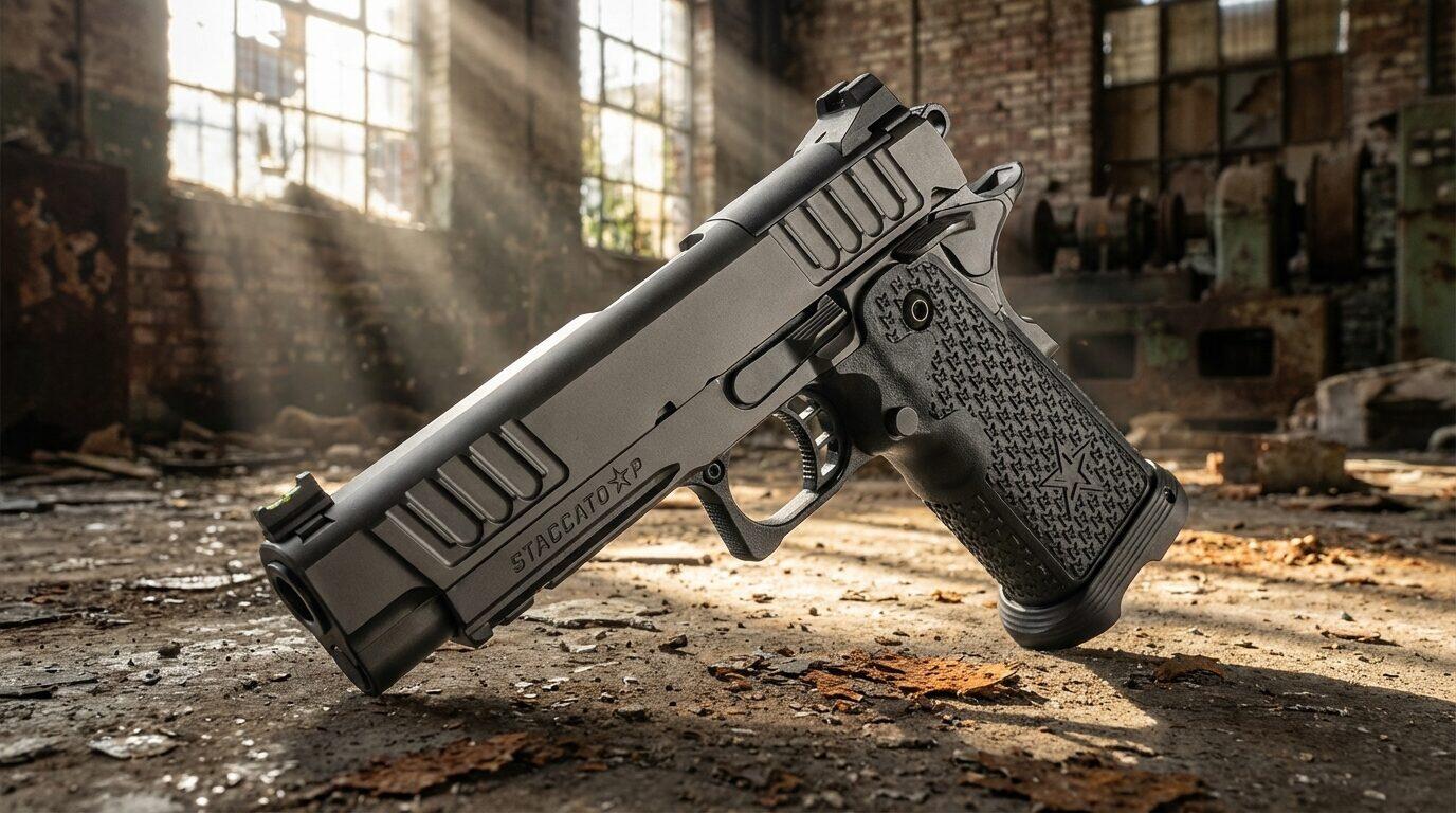 Staccato P 2011 pistol in 9mm, the classic duty model