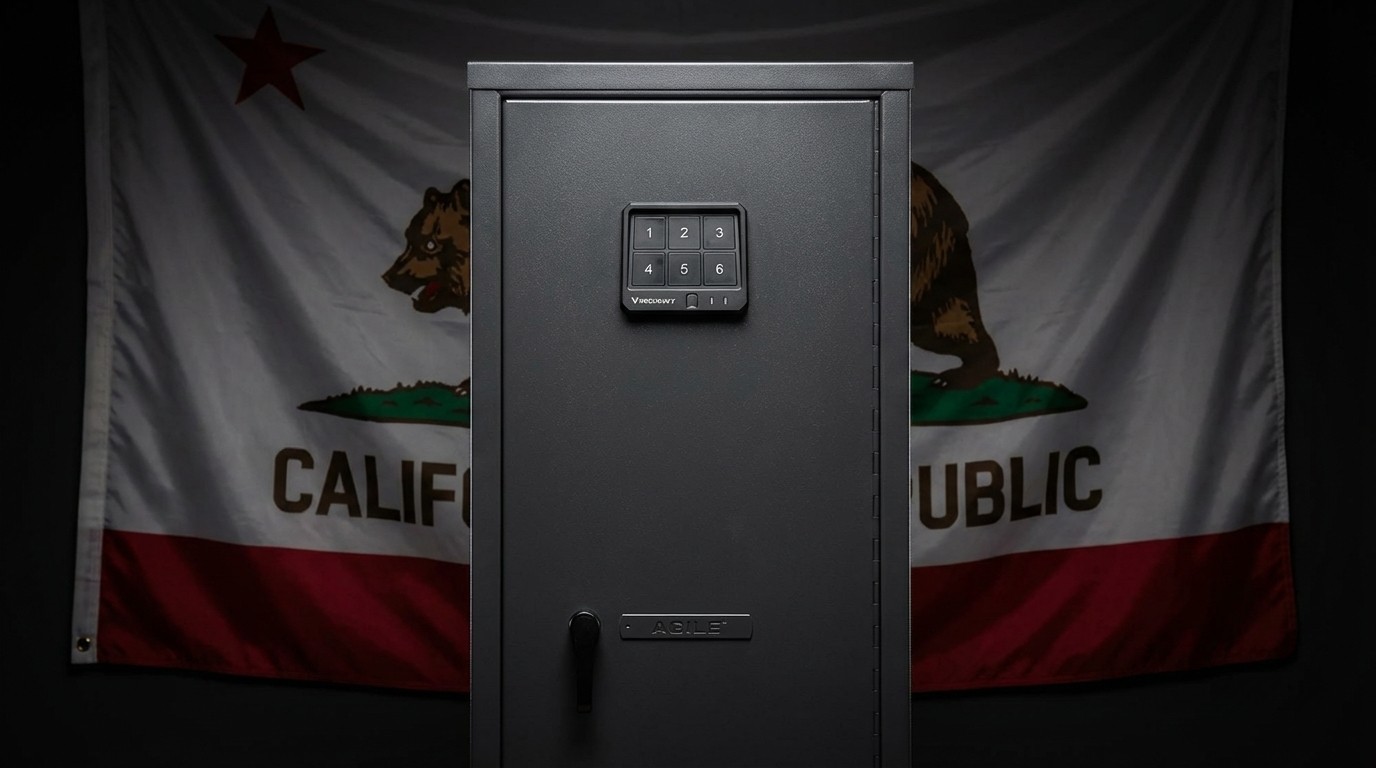Quick access bedside gun safe