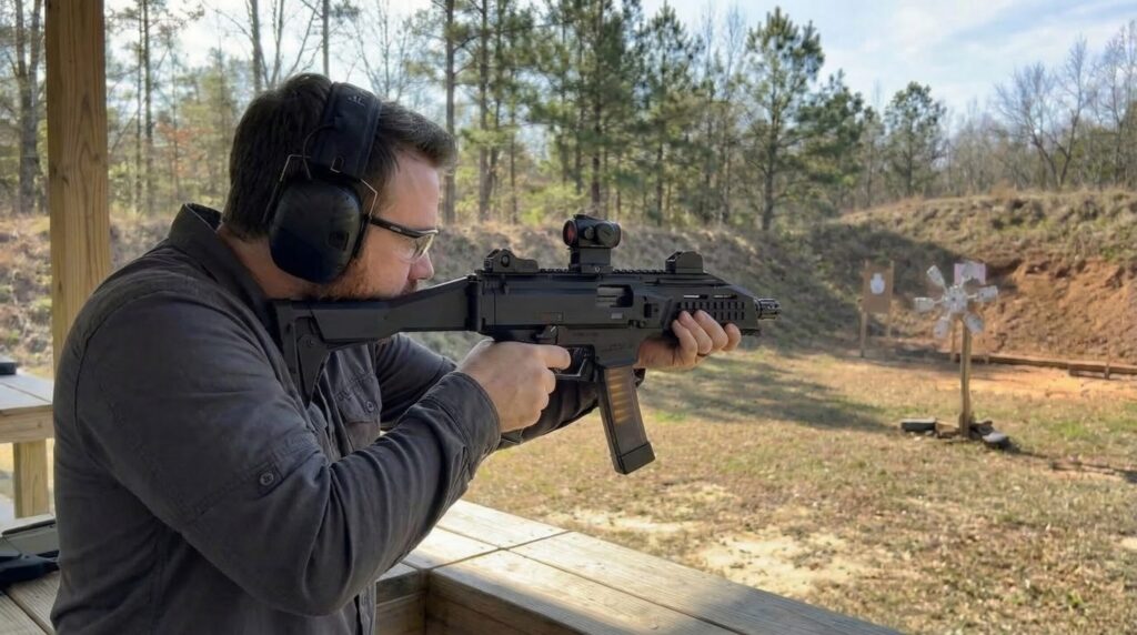 CZ Scorpion Evo 3 Review: 1,500 Round Test of the 9mm PCC King (2026) 5 CZ Scorpion Evo 3 S1