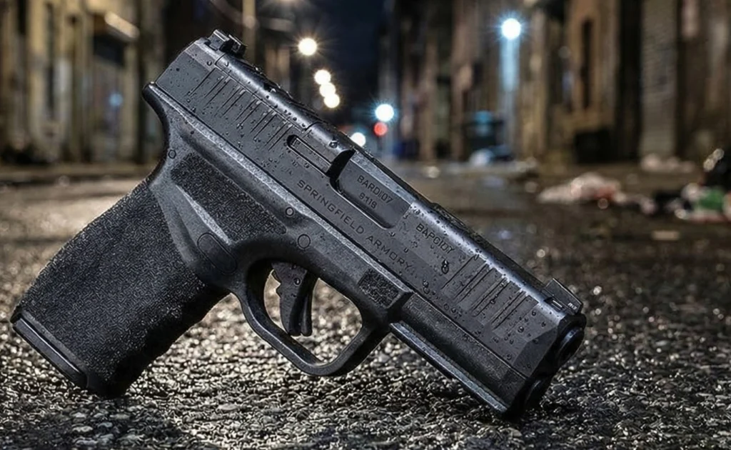 10 Best Guns for Home Defense in 2026 8 Springfield Armory Hellcat Pro handgun. Get one of the best self defense pistols on sale.