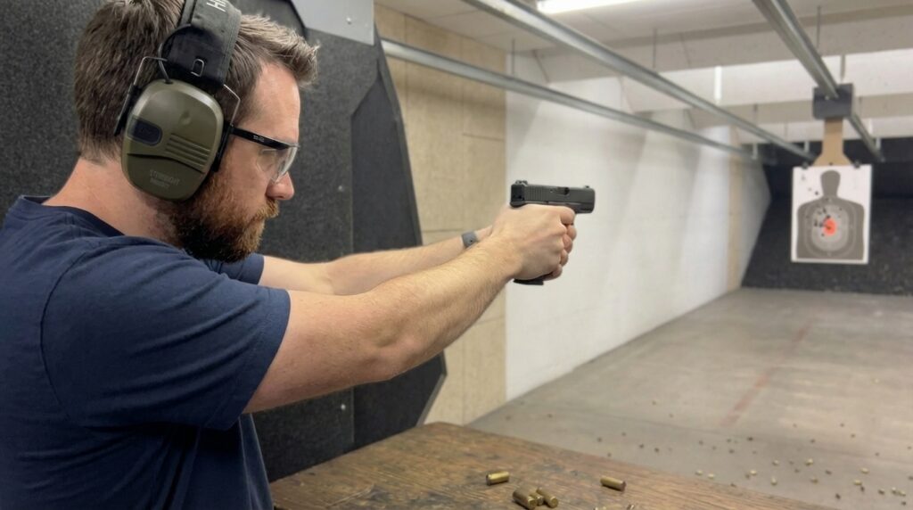 Glock 43X Review: 1,200 Round Concealed Carry Test (2026) 3 Glock 43x at the range. 1,200 rounds test