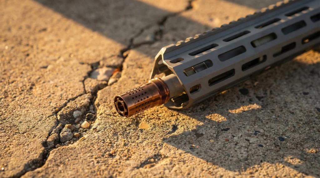 Q Honey Badger Review: Is the $2,999 PDW Worth It? (2026) 4 Q honey Badger Cherry Bomb muzzle device
