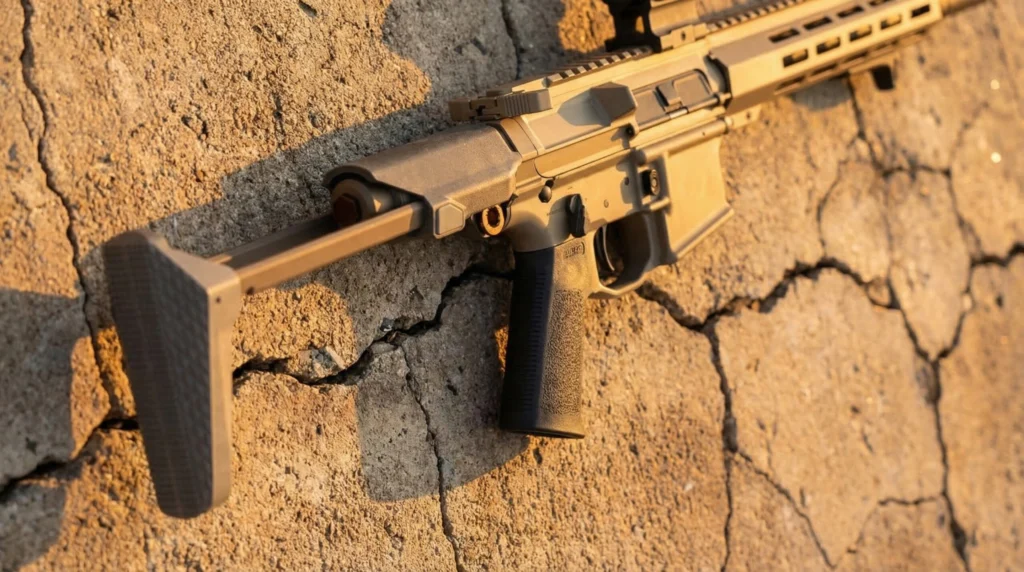 Q Honey Badger Review: Is the $2,999 PDW Worth It? (2026) 5 Q collapsing stock for the Q Honey Badger