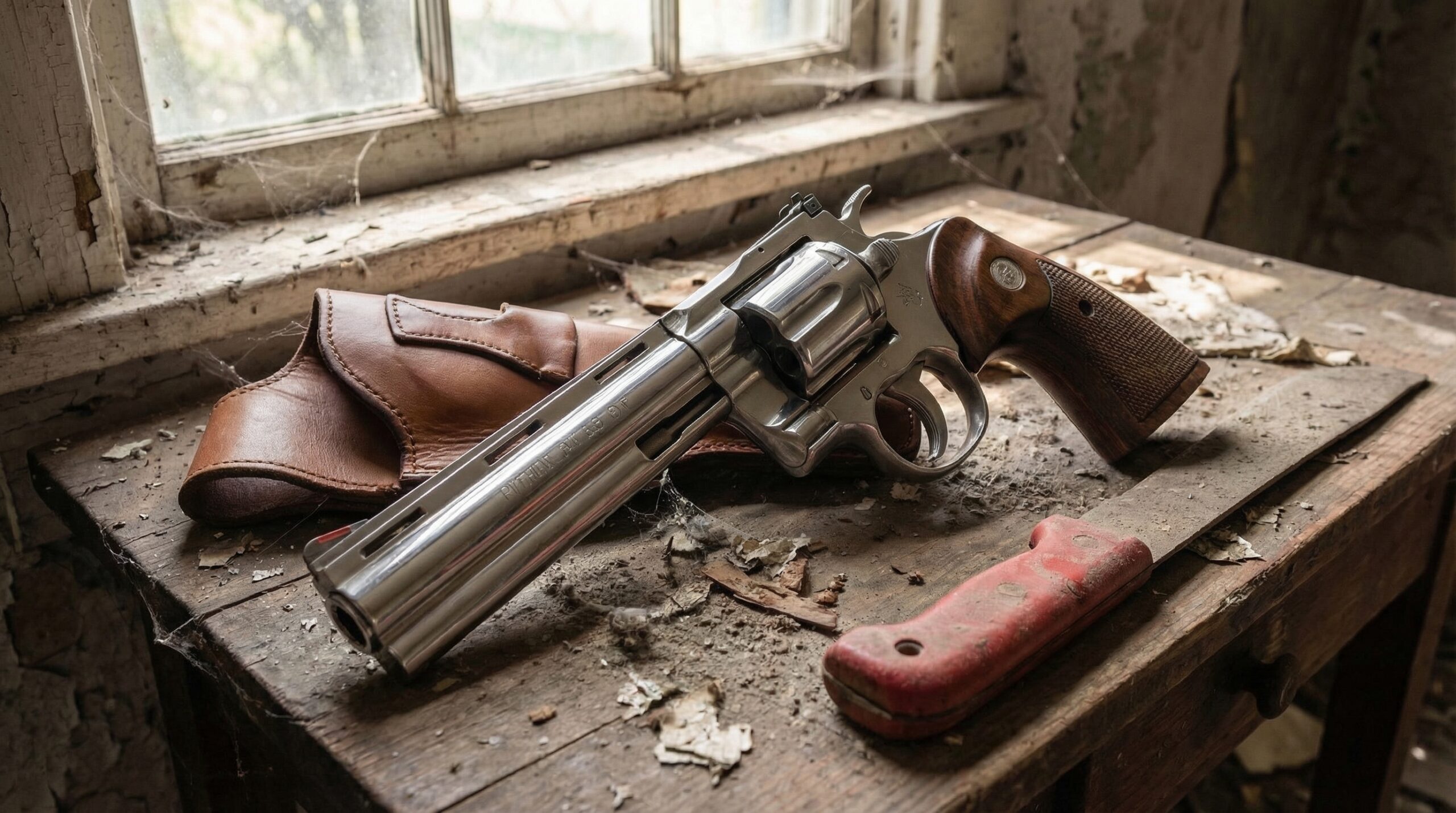 Colt Python Review (2026): Is the King of Revolvers Worth $1,500? 1 Colt Python and the Red Machete, the most famous guns in The Walking Dead