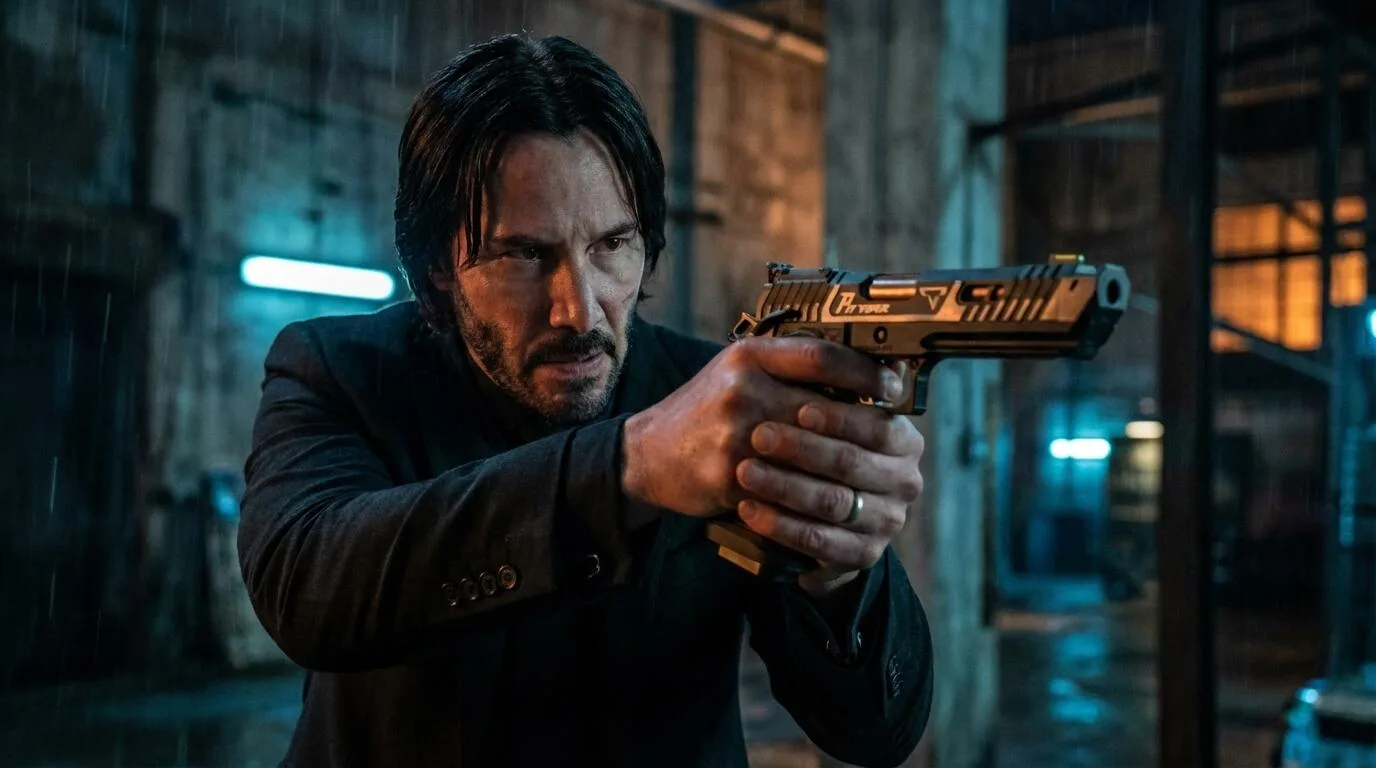 What gun did John Wick use? The TTI pit Viper in JW4, but there were others