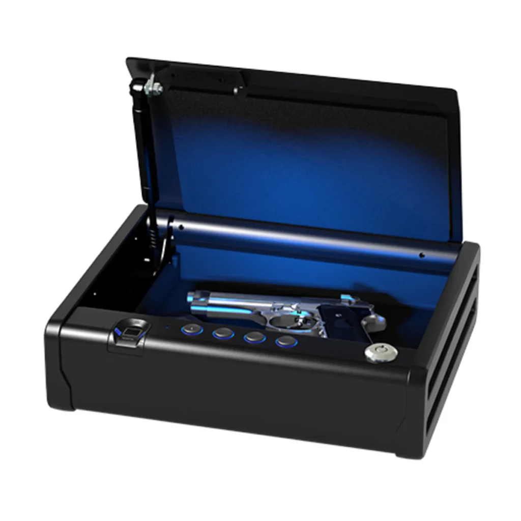 Best Fast Access Gun Safes for Home Defense (2026) 14 SentrySafe QAP1BE budget biometric gun safe