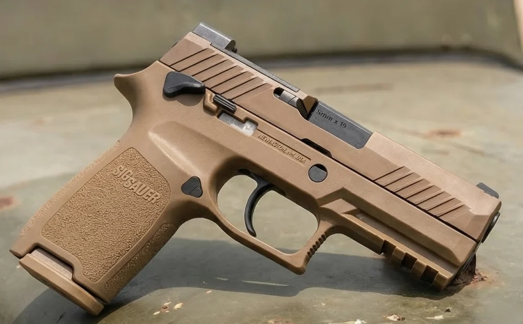 10 Best Guns for Home Defense in 2026 5 Sig Sauer P320 M18 - the military sidearm you can have too