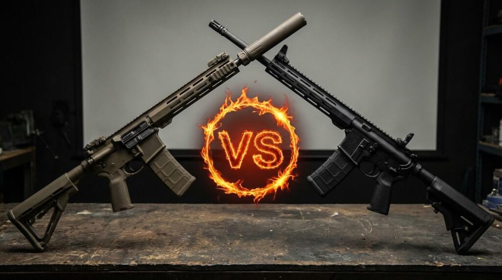 AR-15 Buffer Weight Guide: How to Choose the Right One 5 Suppressed vs unsuppressed AR-15
