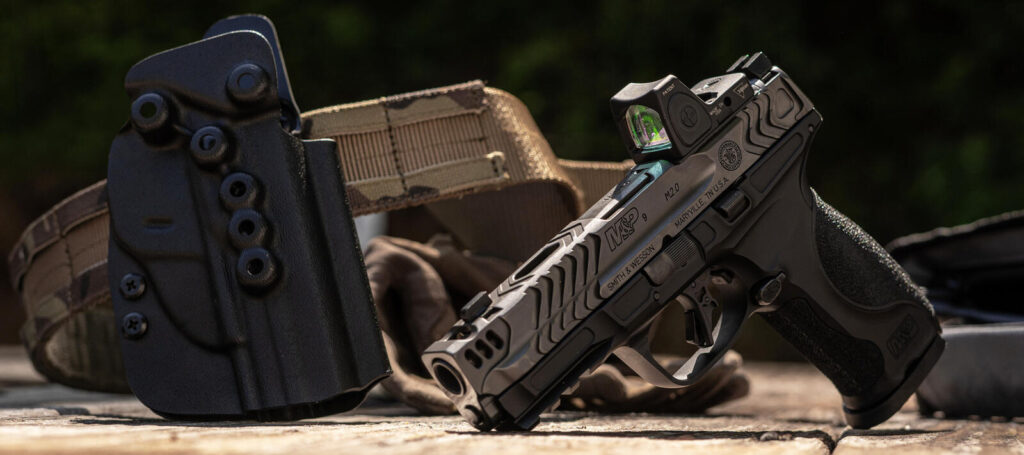 Best Home Defense Handgun (2026): Full-Size and Compact Picks 14 Smith and Wesson M&P 9 M2.0 Full-Size home defense pistol