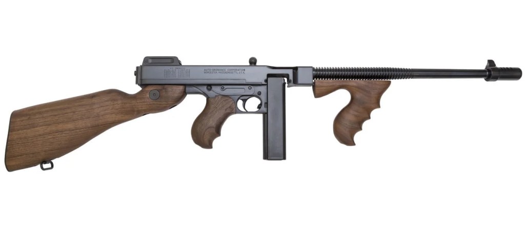 Where to Buy a Tommy Gun: Thompson Submachine Gun Guide (2026) 12 Auto Ordnance Thompson 1927A-1 Lightweight Deluxe Carbine rifle for sale. Perhaps the best modern Tommy gun rifle for sale.