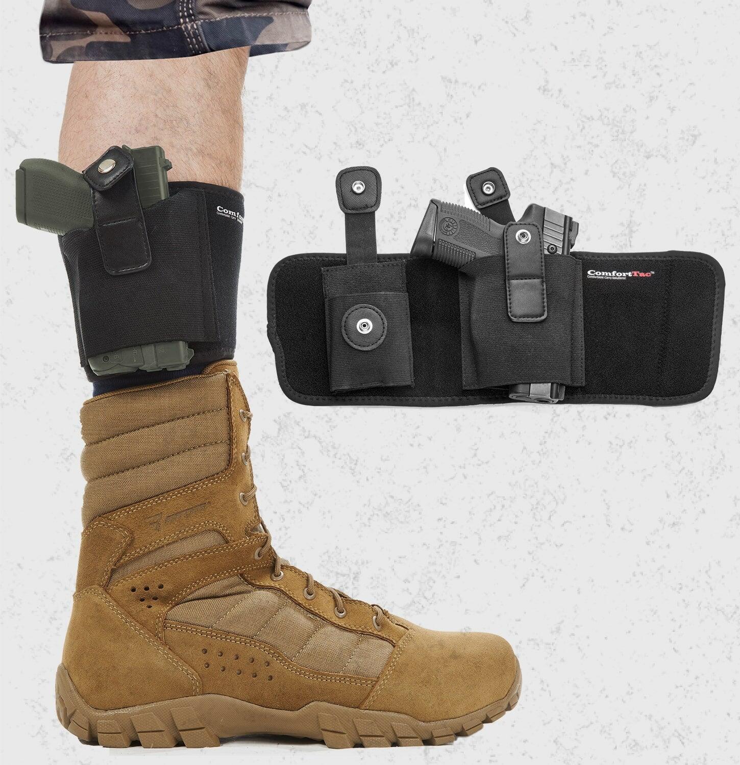 8 Best Ankle Holsters in 2026: Tested for Backup and Deep Concealment 13 ComfortTac Ultimate Ankle Holster with calf strap and mag pouch