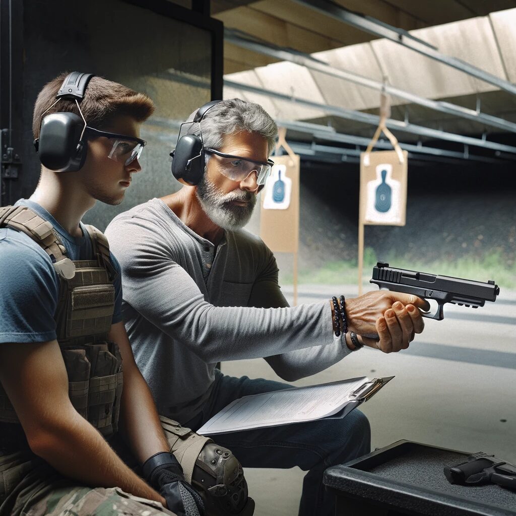 Best Guns for Women: A No-Nonsense Guide 9 Firearms training session at a shooting range