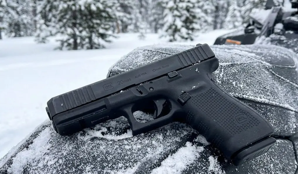 Glock 20 Gen 5 MOS 10mm, one of the best 10mm pistols for hunting and bear defense