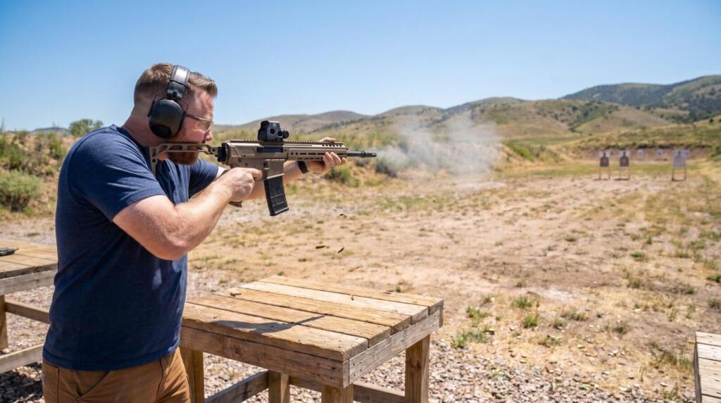PSA JAKL Review: 1,000 Round Test of PSA's Piston-Driven AR (2026) 6 PSA JAKL at the range during 1,000 round reliability test