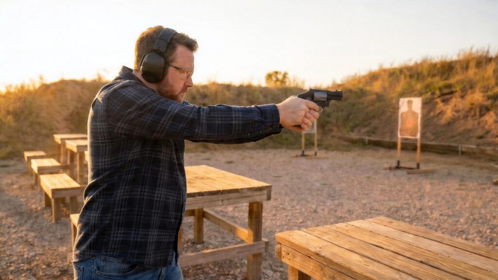 S&W Model 340PD Review (2026): The Lightest .357 Magnum 5 S&W 340 PD at the range