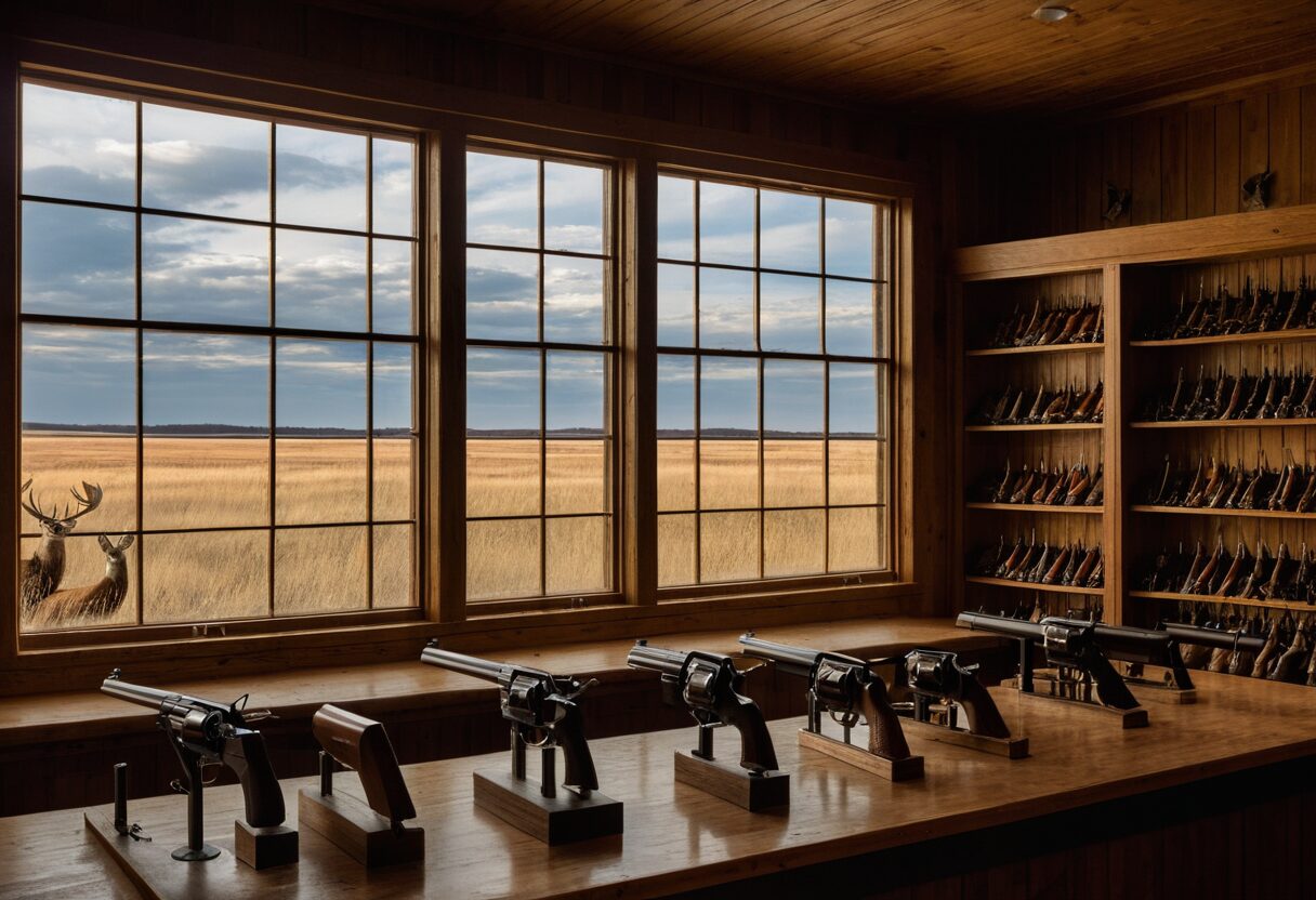 Best gun stores in Nebraska: Omaha gun shop interior
