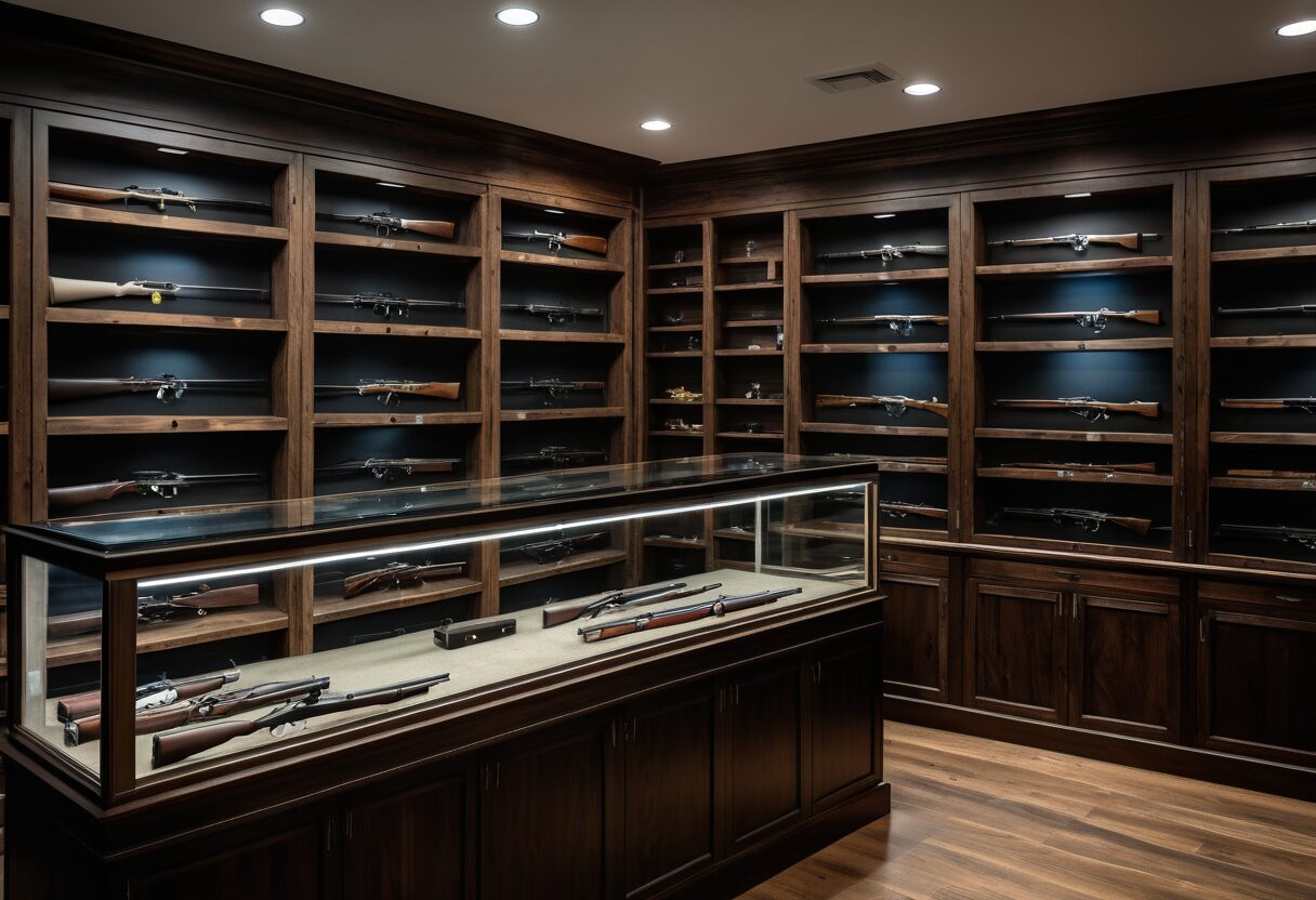 Best gun stores in New Jersey: NJ-compliant gun shop interior