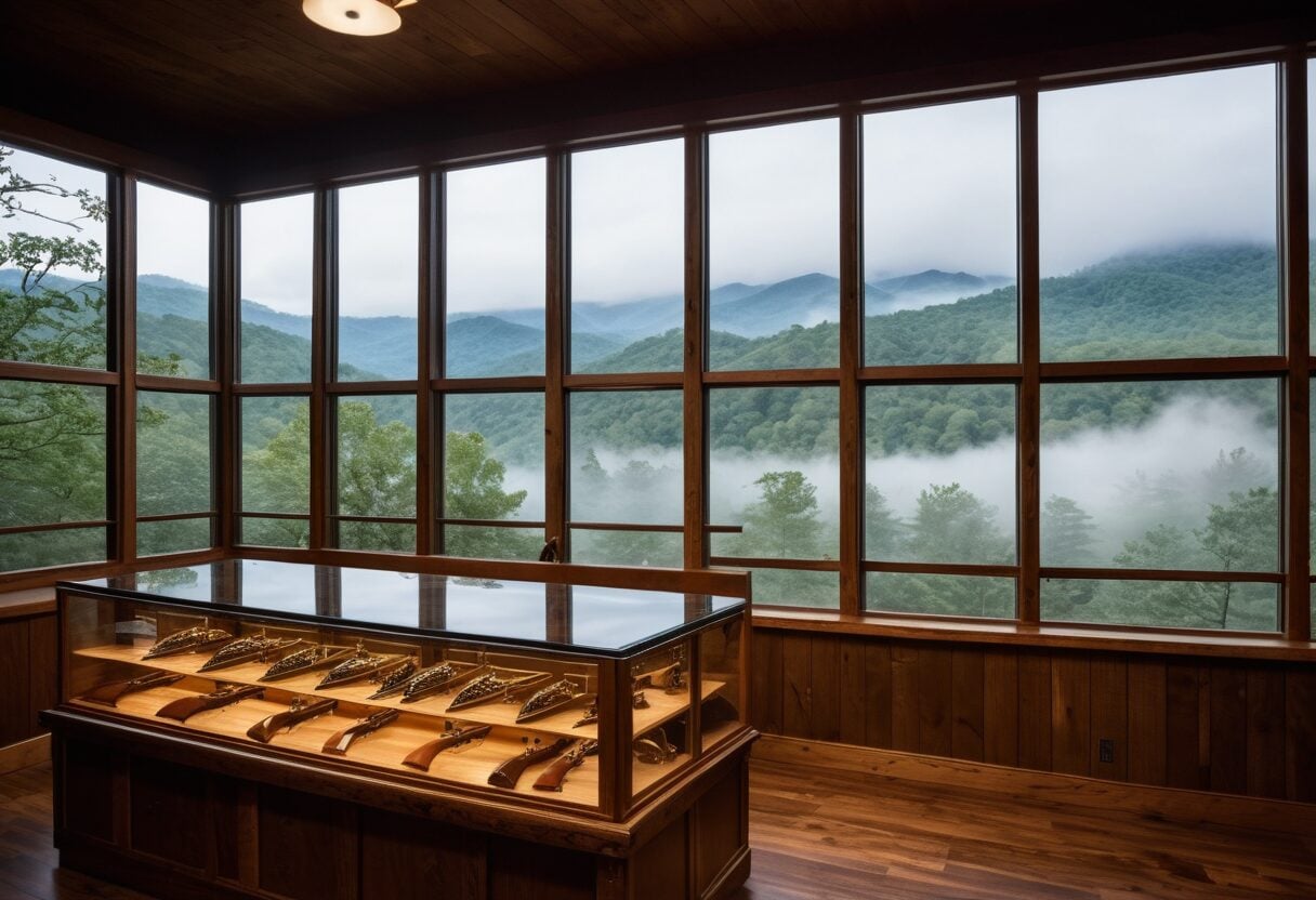 Best Gun Stores in Tennessee 1 Best gun stores in TN: local gun shop interior