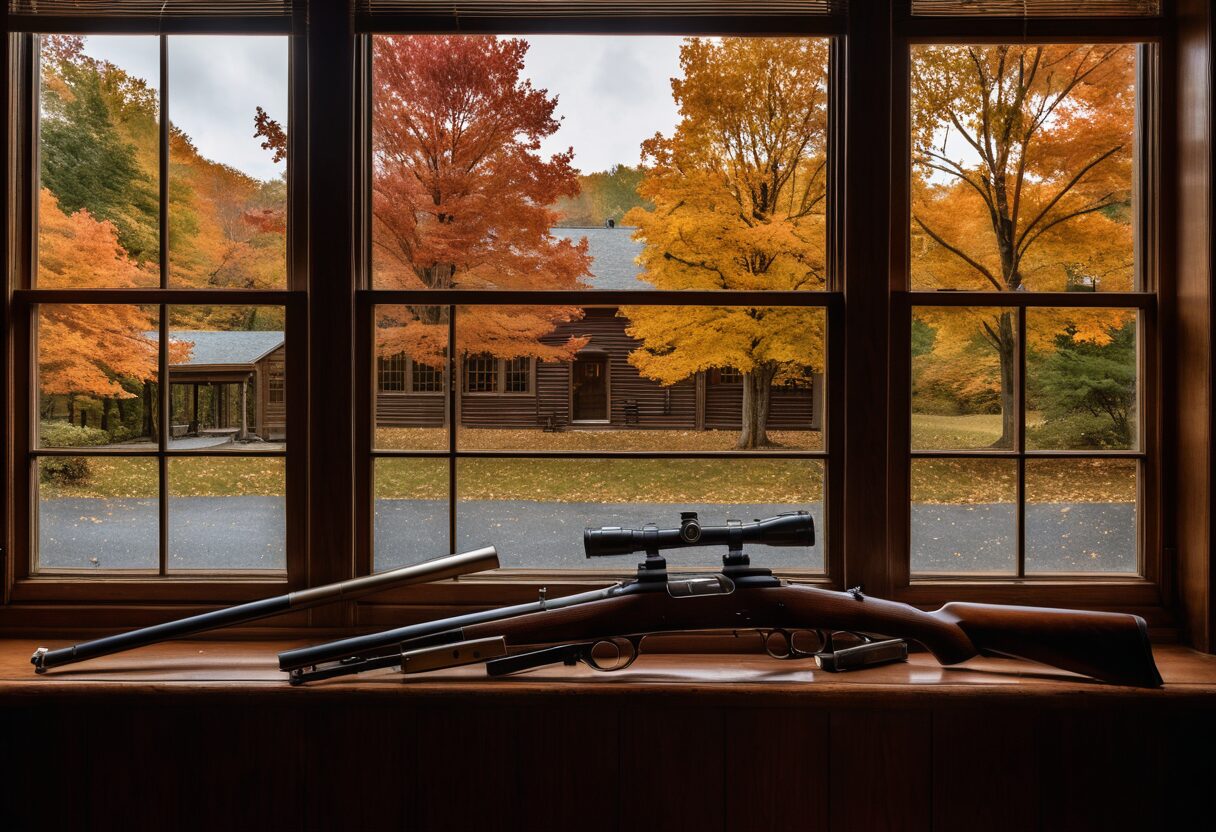 Best gun stores in Connecticut — interior of a Hartford-area FFL dealer with handgun display case