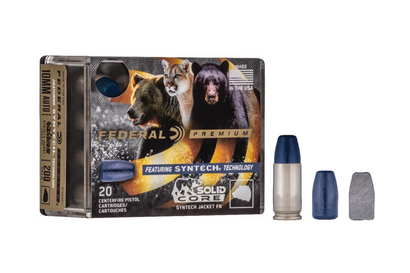 Best 10mm Ammo (2026): Self-Defense, Hunting, and Range 11 Federal HST 10mm 200gr JHP self-defense ammo box