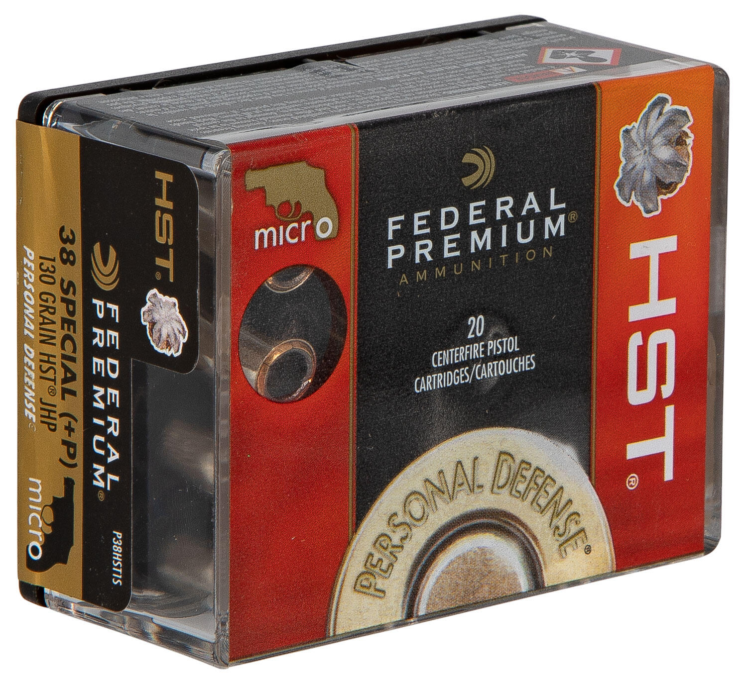 Best .38 Special Ammo for Self-Defense (2026) 10 Federal HST Micro 38 Special 130gr ammo
