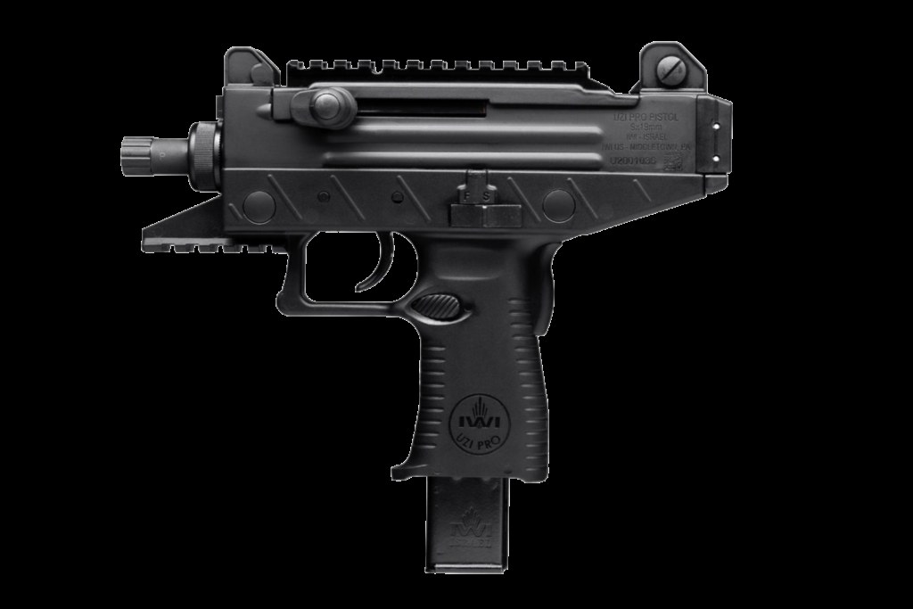 The Guns of The Matrix (1999): Every Weapon Identified 36 IMI Micro Uzi 9mm submachine gun bent trigger guard variant Trinity