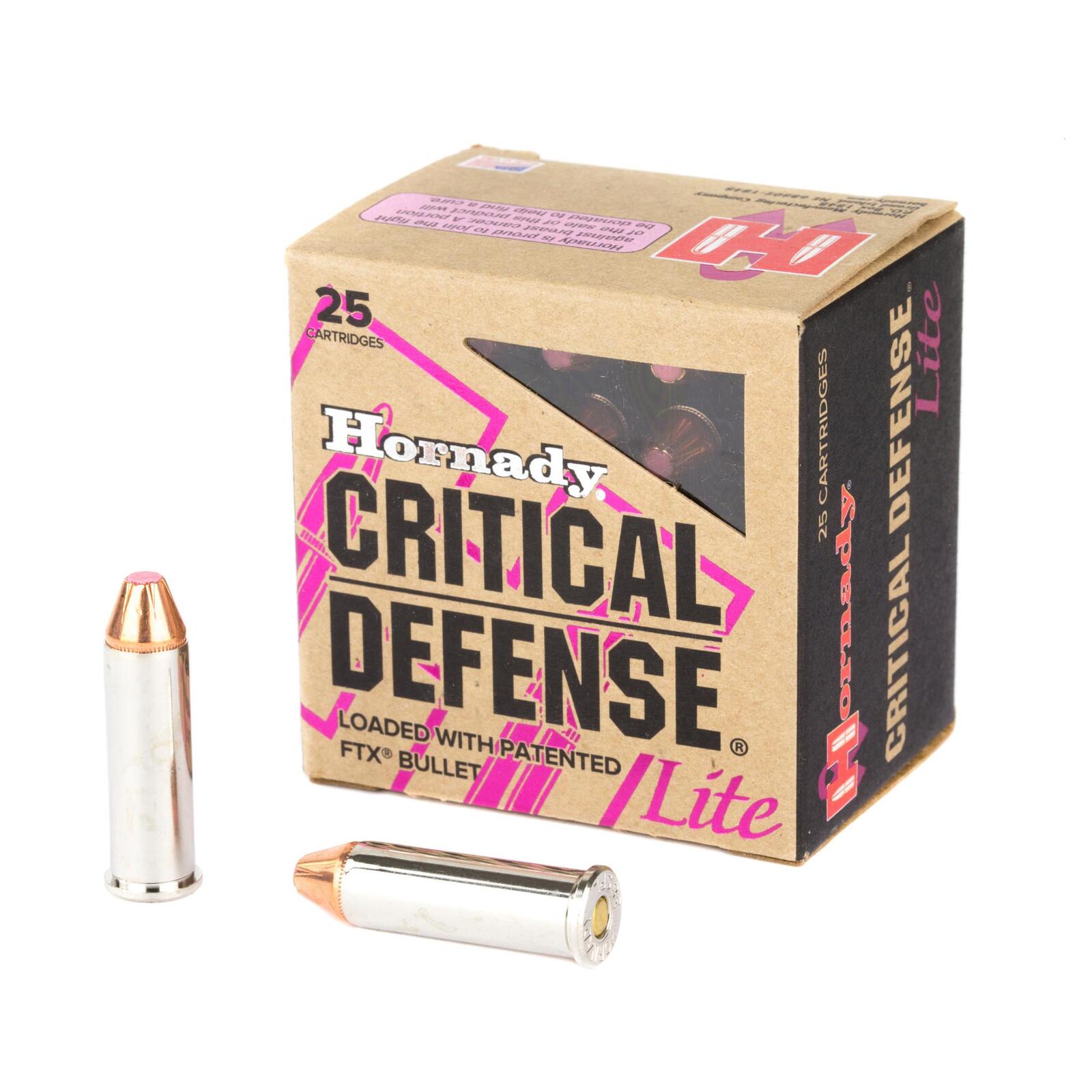 Best .38 Special Ammo for Self-Defense (2026) 12 Hornady Critical Defense Lite 90gr 38 Special ammo