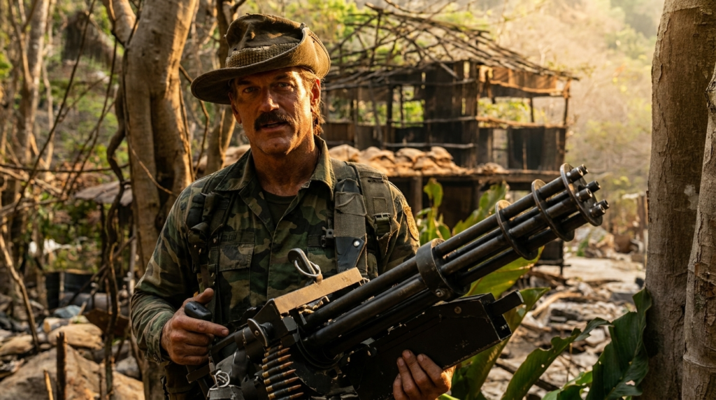 The Guns of Predator (1987): Every Weapon Identified 72 Old Painless, the M134 minigun, in the hands of Jesse Ventura