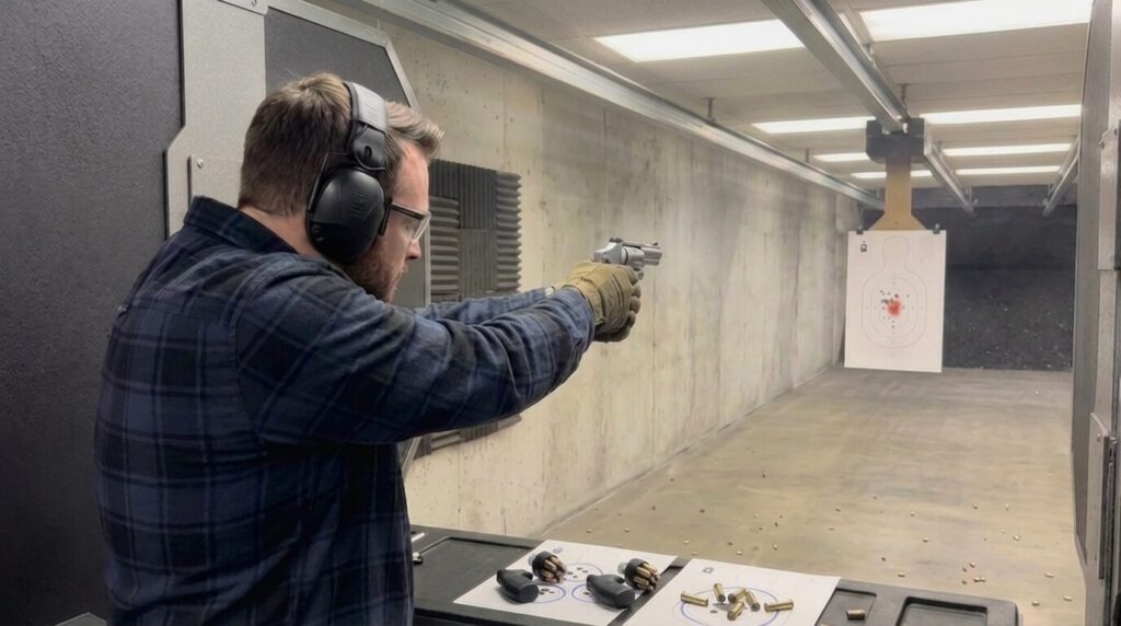 Smith & Wesson 642 Airweight Review (2026): 500 Round Pocket Carry Test 9 Smith & Wesson 642 Airweight at therange