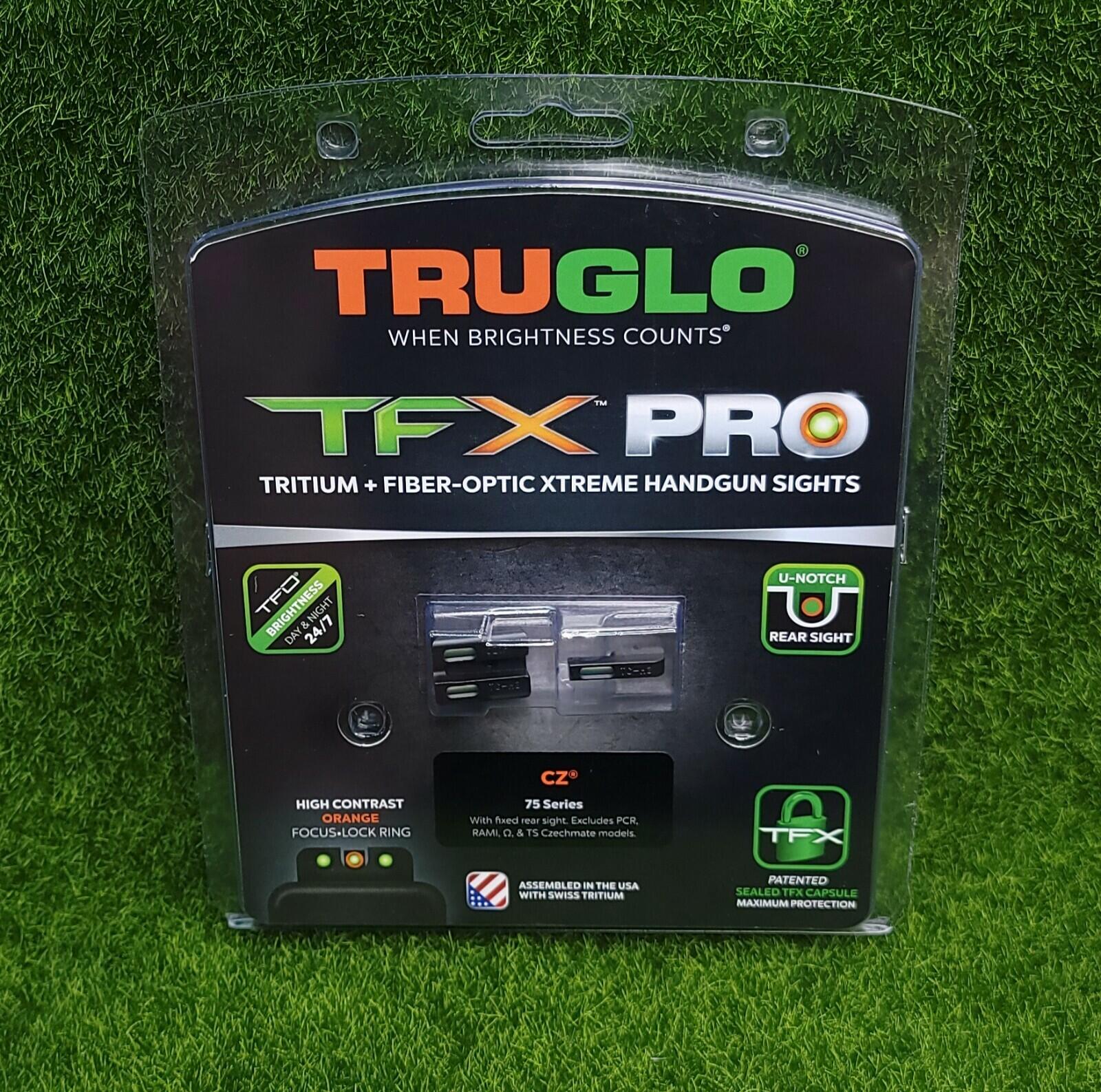 Best Night Sights for Concealed Carry Pistols (2026) 12 Truglo TFX Pro tritium fiber optic pistol sights