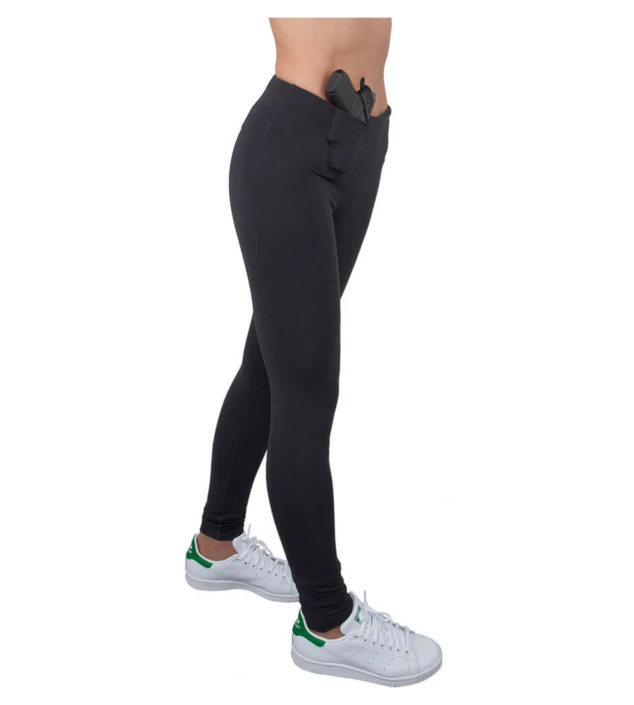 UnderTech UnderCover Original concealed carry leggings, full length, with front holster