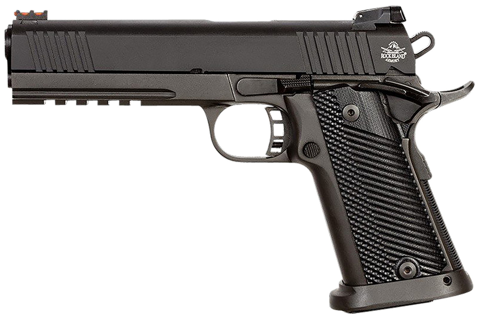 12 Best Double Stack 1911 Pistols (2026): Tested & Ranked 20 Rock Island Armory Tac Ultra FSHC double stack 1911 in 9mm