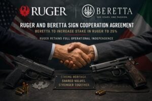 Ruger and Beretta Sign Cooperation Deal: Beretta Lifts Stake to 25% 2 Ruger and Beretta Sign Cooperation Deal: Beretta Lifts Stake to 25% 1