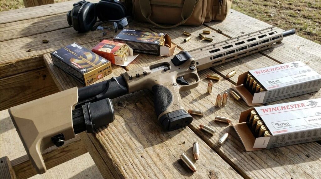 Smith & Wesson M&P FPC Review: The 9mm Folder That Actually Works (2026) 8 Smith & Wesson M&P FPC 9mm at the range