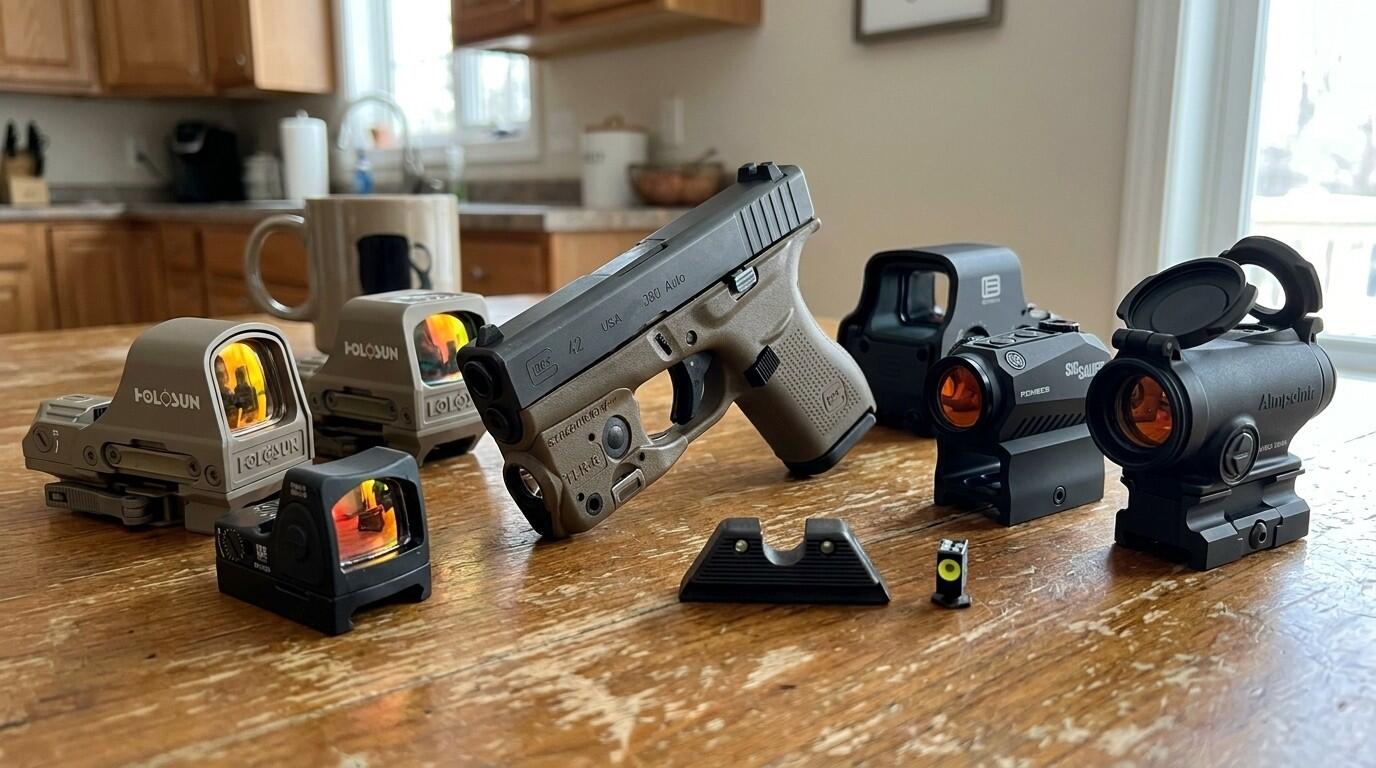 Gun sights for home defense
