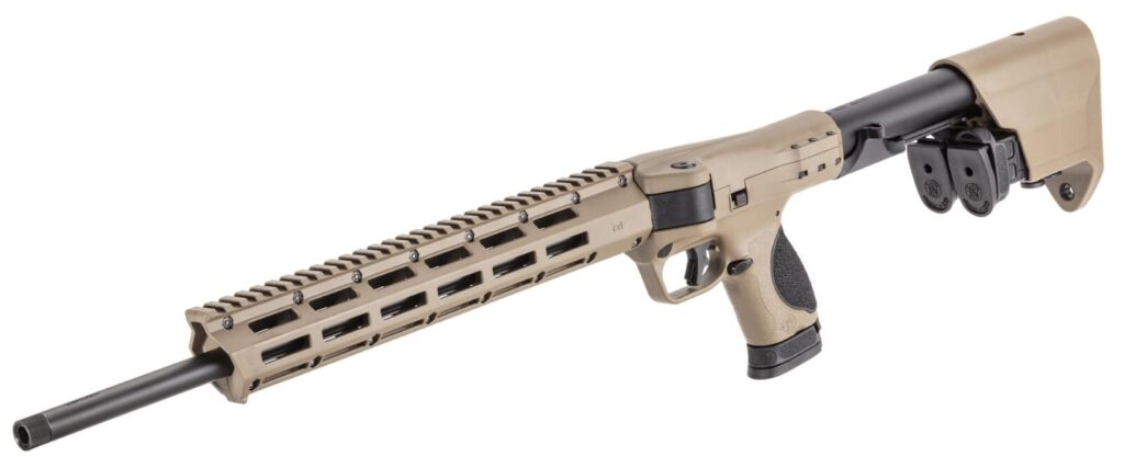 Smith & Wesson M&P FPC 9mm, the folding rifle that really works. A great preppers tool and a backpack gun for camping 