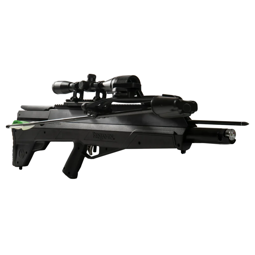 Best Guns That Shoot Arrows (2026): Air Bows and Arrow Rifles Ranked 2 Benjamin Pioneer Airbow PCP arrow gun 450 fps muzzle velocity