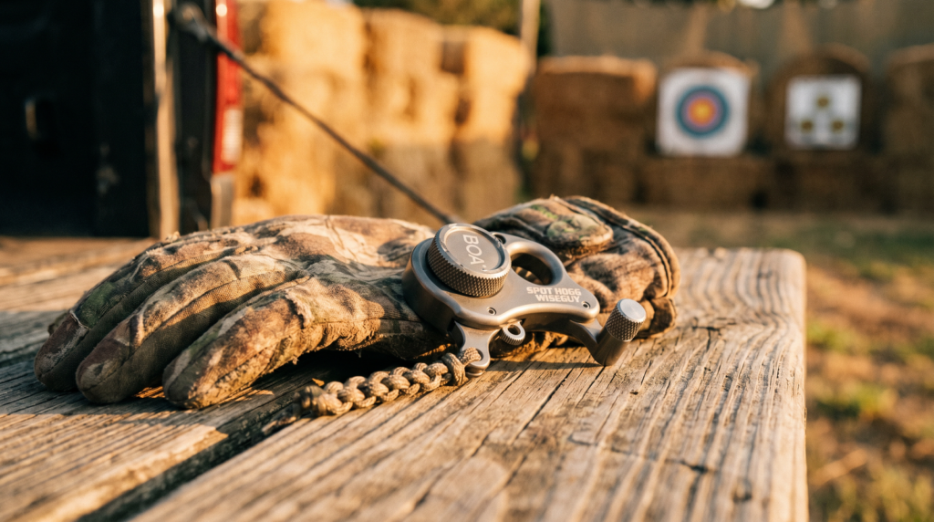 Best Bow Releases (2026): Thumb, Hinge, and Wrist Strap Ranked 5 Spot-Hogg Wiseguy tethered wrist-strap bow release