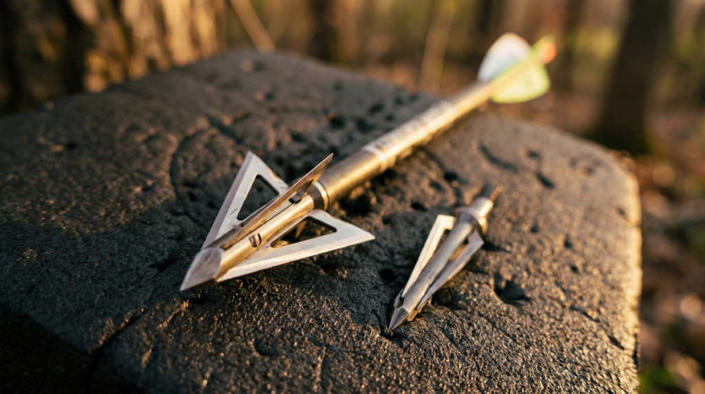 Best Broadheads for Hunting (2026): Fixed-Blade vs Mechanical, Tested 14 NAP Killzone 2 inch cut mechanical broadhead — best value expandable