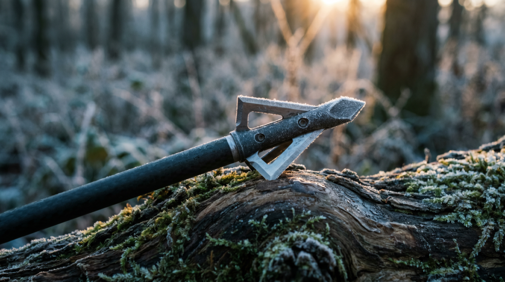 Best Broadheads for Hunting (2026): Fixed-Blade vs Mechanical, Tested 3 Slick Trick Shift SB single-bevel fixed-blade broadhead — premium premium single-bevel hunting tip