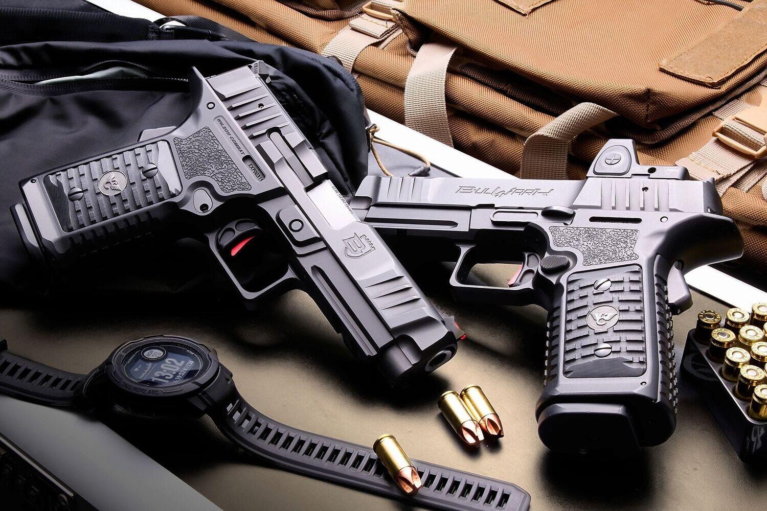 Wilson Combat BULWARK 9mm: Not a Striker, Not a 1911 1 Wilson Combat BULWARK 9mm pistol with enclosed internal hammer and Glock 19 holster compatibility, MSRP $1,899